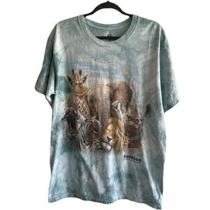 The Mountain  Animal Selfies Size Large, Tye Dye